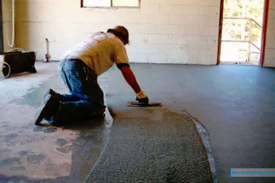 Выравнивание бетонного основания
