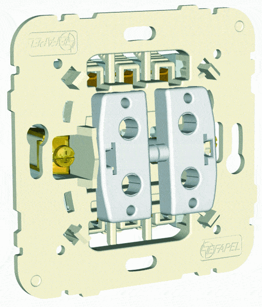 Конструкция проходного выключателя