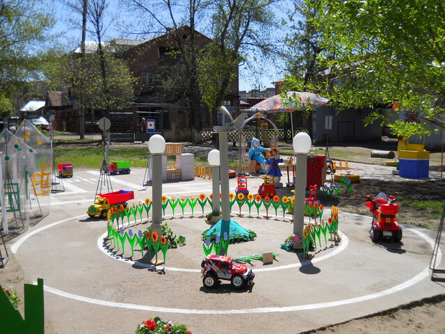ландшафтный дизайн для детского сада