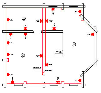 ситуационный план расположения электрооборудования, прокладки кабелей и проводов, заземляющих устройств внутри здания