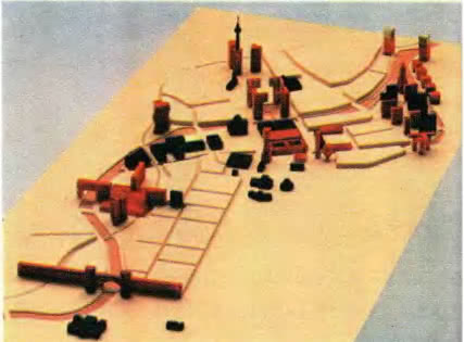 Концепция развития Берлина. Макет. О. Унгере, 1991