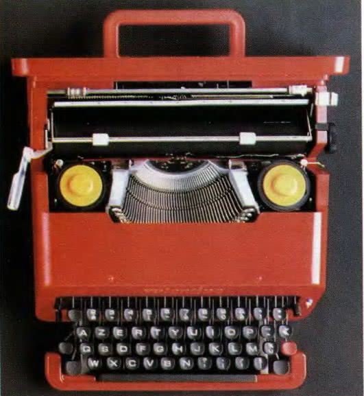 Пишущая машинка Валентина для фирмы Оливетти. Э. Соттсасс. Италия, 1969