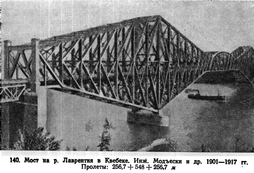 140. Мост на р. Лаврентия в Квебеке