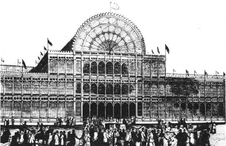Хрустальный дворец. Архит. Пэкстон, Лондон, 1851