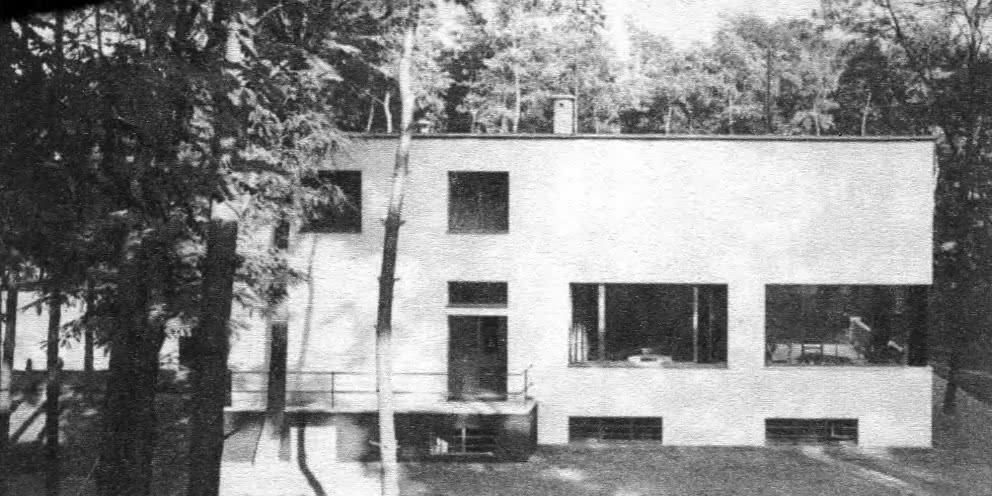 Дом директора, Дессау. В. Гропиус, 1925—1926