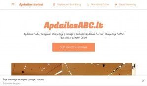 Предпросмотр для apdailos-darbai-klaipeda.business.site — Apdailos Darbai