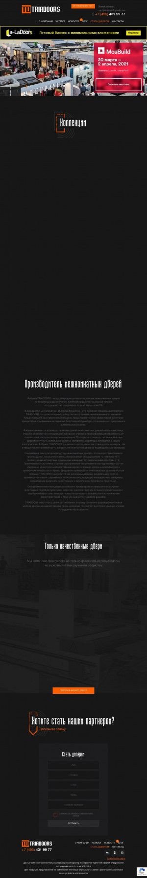 Предпросмотр для www.triadoors.ru — Фдт