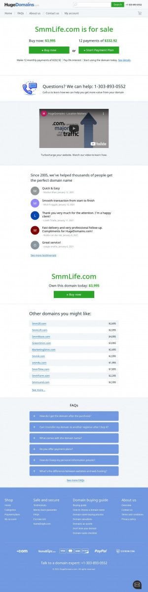 Предпросмотр для smmlife.com — Smm Life