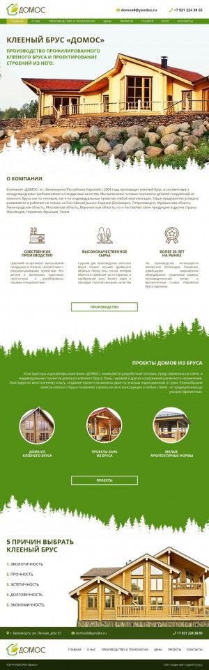 Предпросмотр для domoskarelia.ru — Домос