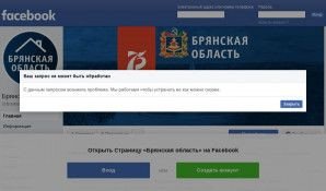 Предпросмотр для www.facebook.com — Правительство Брянской области