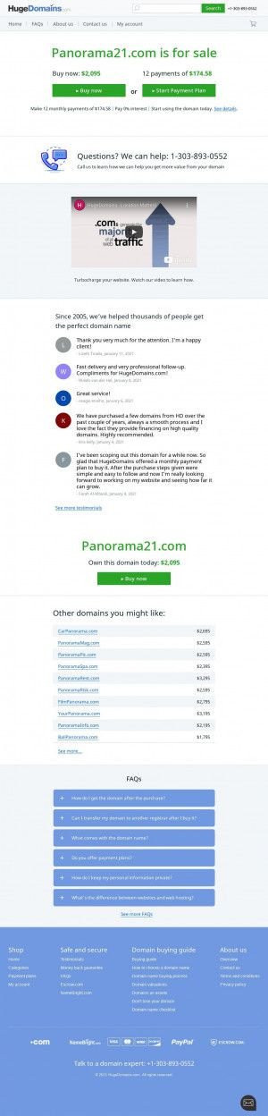Предпросмотр для panorama21.com — Панорама