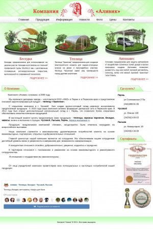 Предпросмотр для alivik.ru — Аливик