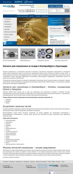 Предпросмотр для www.nvx.ru — Новэкс