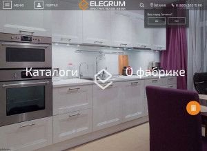 Предпросмотр для gatchina.elegrum.ru — Elegrum дизайн-студия мебели