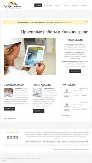 Предпросмотр для www.prof-39.ru — Профессионал