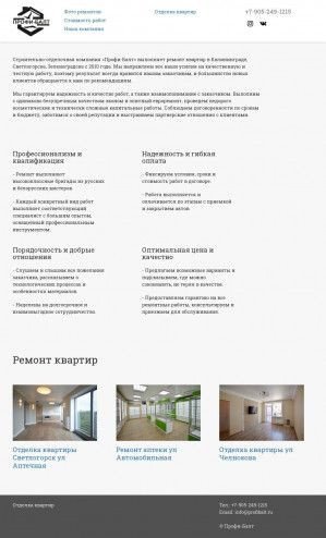 Предпросмотр для profibalt.ru — Профи-Балт