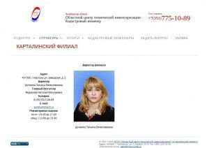 Предпросмотр для www.chelcti.ru — Областной центр технической инвентаризации Карталинский филиал