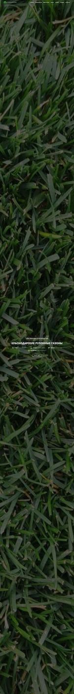 Предпросмотр для gazonkrasnodar.ru — Краснодарские рулонные газоны