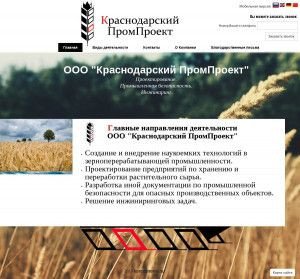 Предпросмотр для kpromproekt.ru — Краснодарский ПромПроект