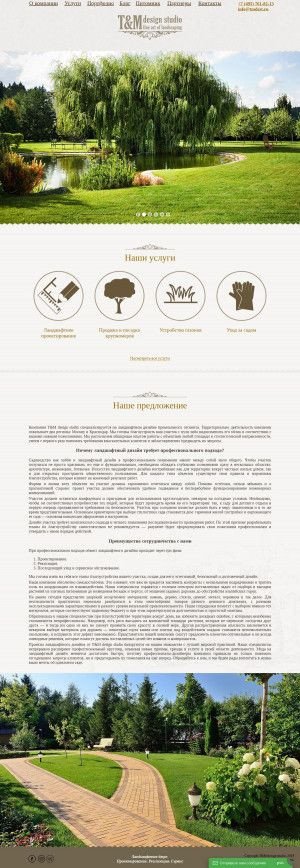 Предпросмотр для tmdest.ru — T&m design studio
