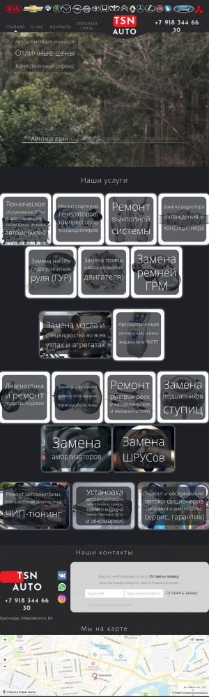 Предпросмотр для tsnauto.ru — Tsn-auto
