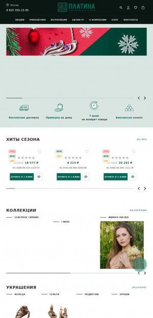 Предпросмотр для platina-kostroma.com — Платина