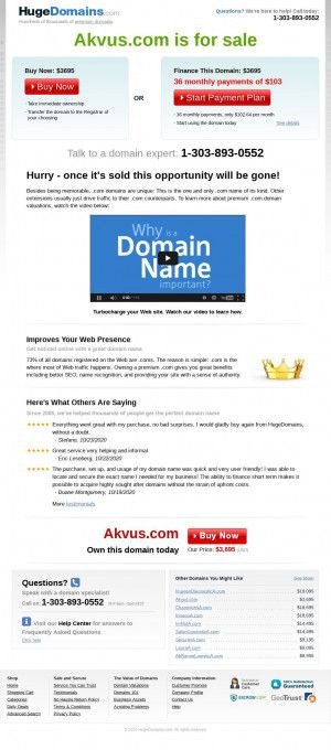 Предпросмотр для akvus.com — Аквус-Енисей, производственно-торговая компания