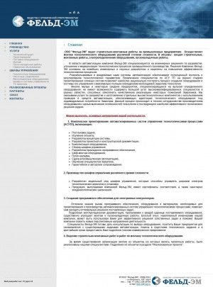 Предпросмотр для www.feldm.ru — Фельд Эм