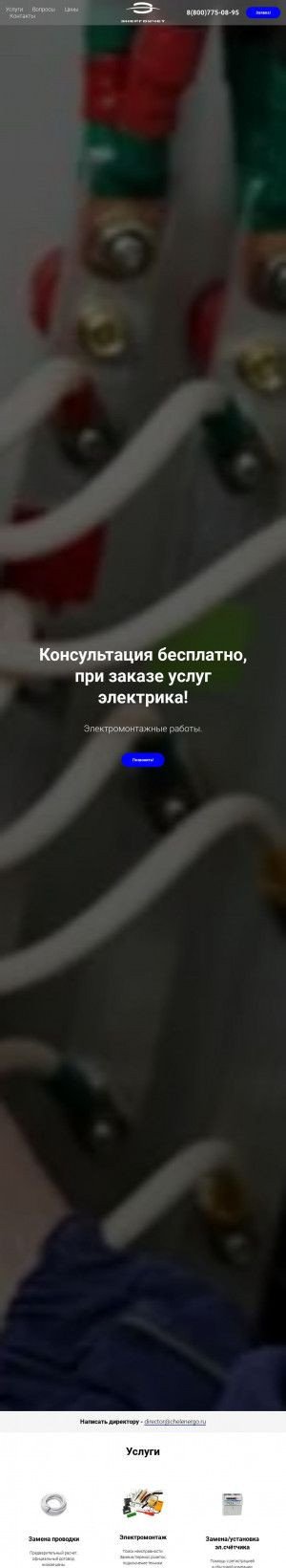 Предпросмотр для chelenergo.ru — Энергоучет