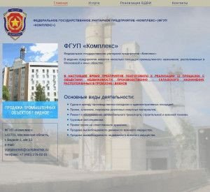 Предпросмотр для complexmsk.ru — ФГУП Комплекс