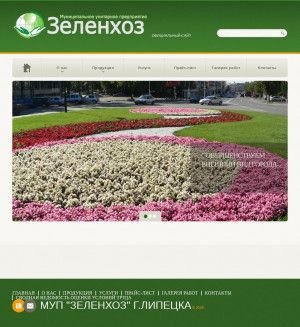 Предпросмотр для zelenhoz48.ru — МУП Зеленхоз города Липецка