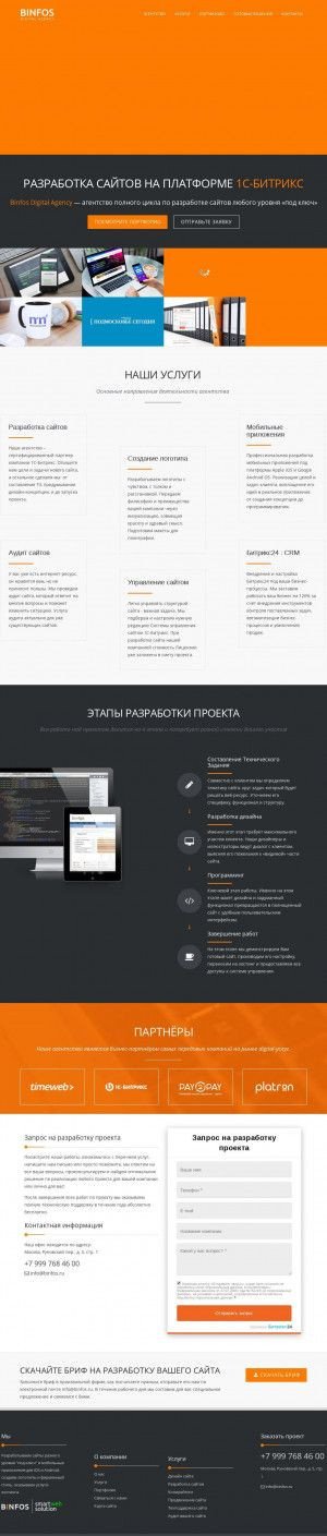 Предпросмотр для binfos.ru — Binfos Development Studios