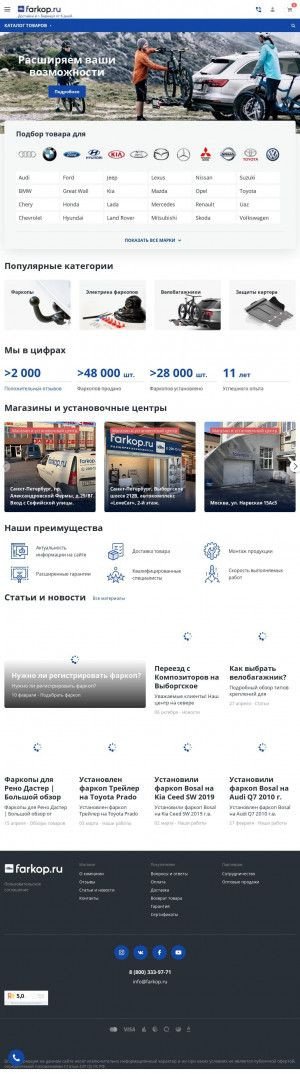 Предпросмотр для farkop.ru — Фаркоп.ру