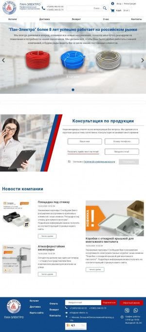 Предпросмотр для pan-electro.ru — Пан-Электро