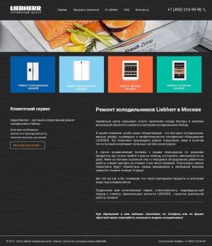 Предпросмотр для service-liebherr.com — Ремонт холодильников Либхер
