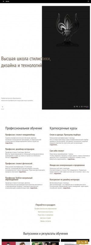 Предпросмотр для styleschool.ru — Высшая школа стилистики, дизайна и технологий
