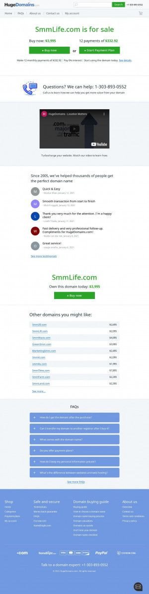Предпросмотр для smmlife.com — Smm Life