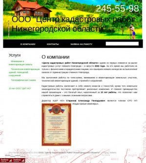 Предпросмотр для цкрно.рф — Центр кадастровых работ Нижегородской области