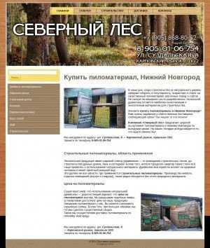Предпросмотр для sever-les52.ru — Отделка