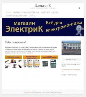Предпросмотр для magazin-electric.ru — Электрик