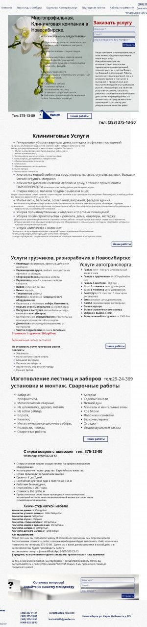 Предпросмотр для www.burlak-nsk.com — Бриллиант Сибири