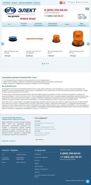 Предпросмотр для www.elekt-n.ru — Элект