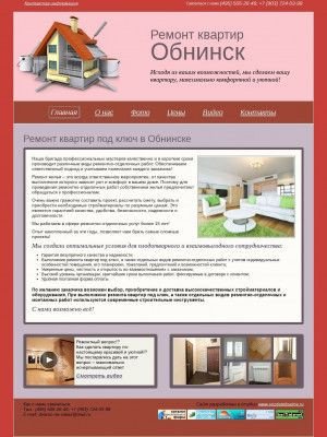 Предпросмотр для remontvobninske.ru — Ремонт квартир под ключ