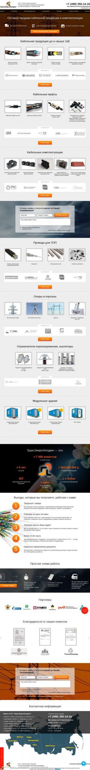 Предпросмотр для www.tehold.ru — ТрансЭнергоХолдинг