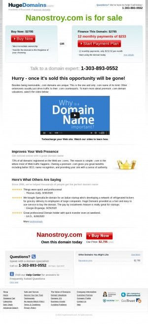 Предпросмотр для www.nanostroy.com — Нано-Строй, Ремонтно-строительная компания