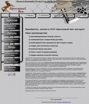 Предпросмотр для bronzvek.ru — Бронзовый век