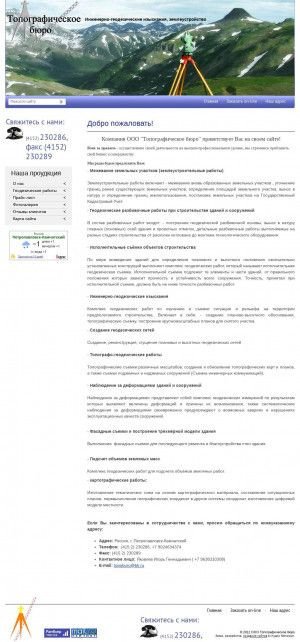 Предпросмотр для topoburo.ru — Топографическое бюро