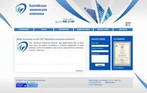 Предпросмотр для bxkspb.ru — Балтийская химическая компания