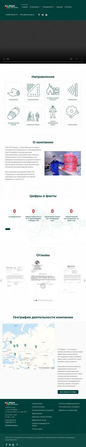 Предпросмотр для korda-spb.ru — Етс Корда