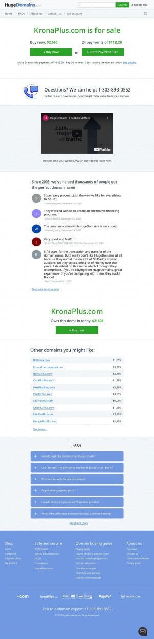 Предпросмотр для kronaplus.com — Крона+